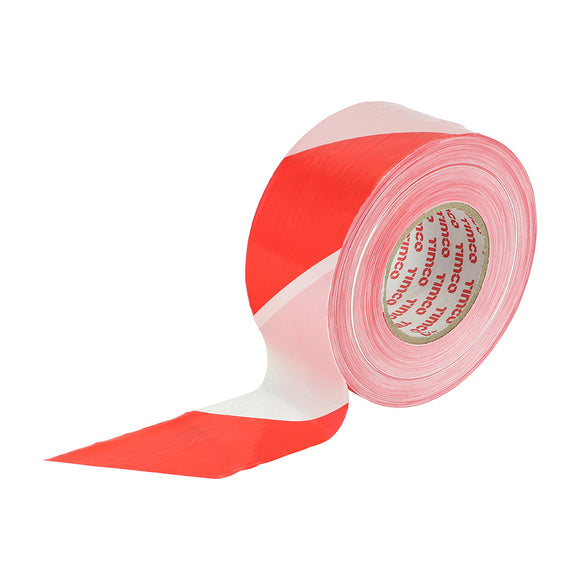 Barrier Tape Red & White - 500m x 70mm Image