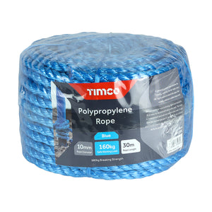 Blue Polypropylene Rope Coil - 10mm x 30m Image