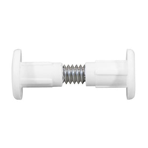 Plastic Cabinet Connector Bolts White - 28mm Image