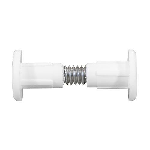 Plastic Cabinet Connector Bolts White - 28mm Image
