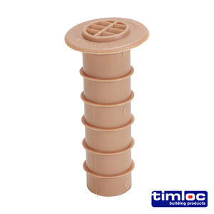 Timloc Cavity Wall Drill Vent Buff - 80 (drill hole 25mm) Image