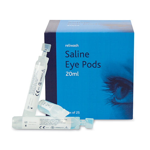Eye Wash Saline Pods - 20ml Image