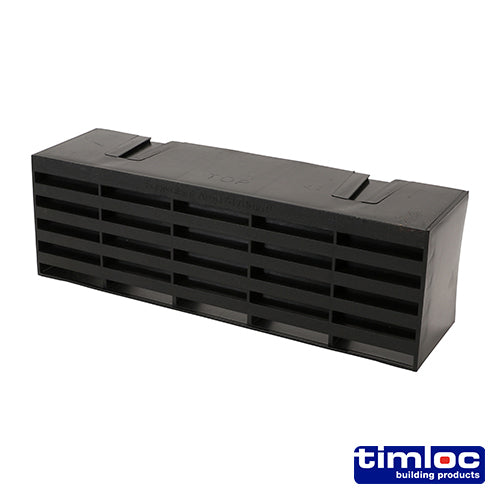 Timloc Airbrick Plastic Black - 215 x 69 x 60mm Image