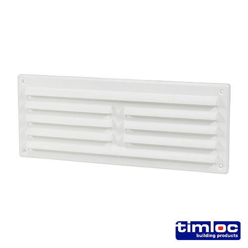 Timloc Louvre Grille Vent Flyscreen White - 242 x 89mm Image