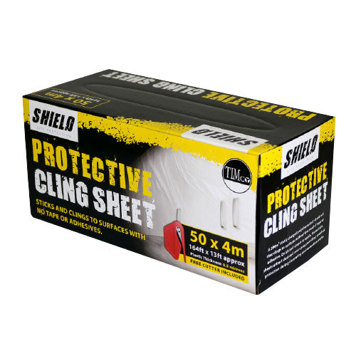 Protective Cling Dust Sheets - 50m x 4m Image