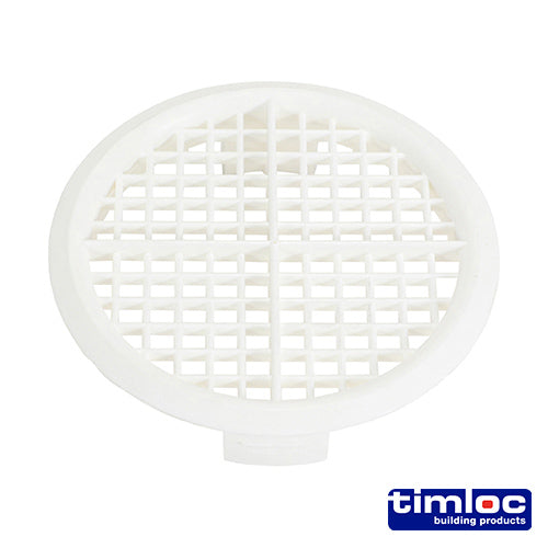 Timloc Push-in Soffit Vent White -  70.0 Image
