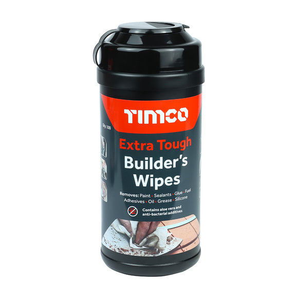Extra Tough Builders Wipes - 100 Wipes Image