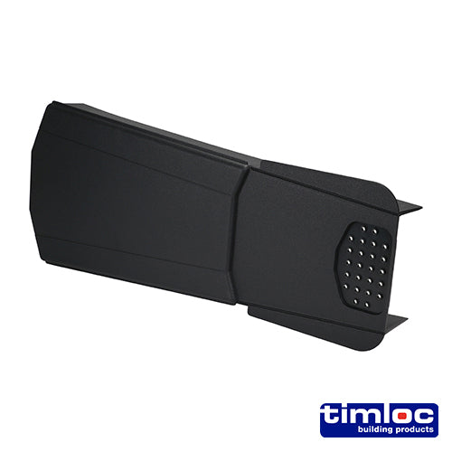 Timloc Dry Verge Unit Black - 405 x 95/160mm Image