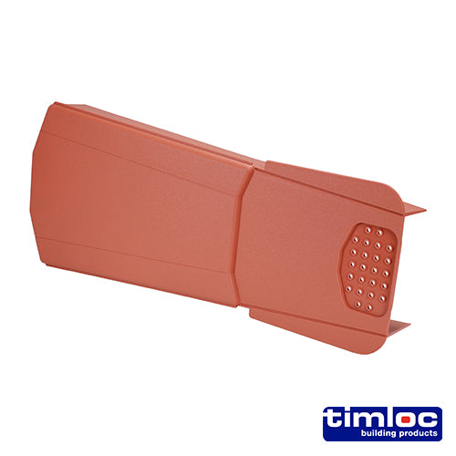 Timloc Dry Verge Unit Terracotta - 405 x 95/160mm Image