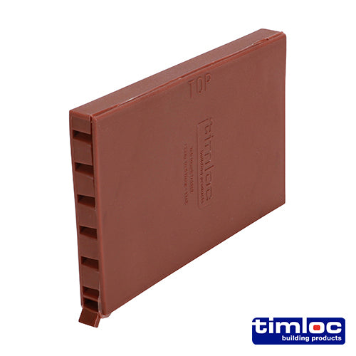 Timloc Cavity Wall Weep Vent Brown - 65 x 10 x 100mm Image