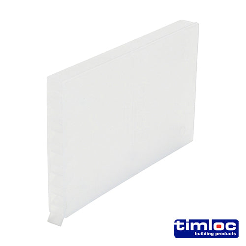 Timloc Cavity Wall Weep Vent Clear - 65 x 10 x 100mm Image