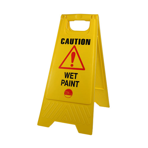 Caution Wet Paint A-Frame Safety Sign  - 610 x 300 x 30 Image