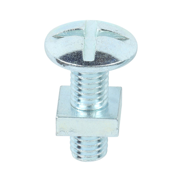 Roofing Bolts & Square Nuts Silver - M8 x 25 Image