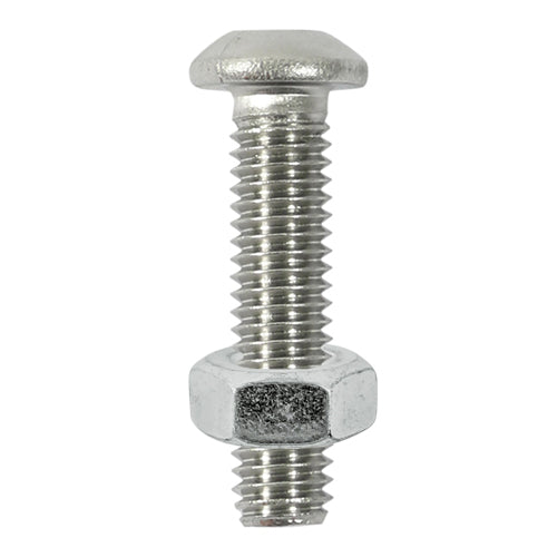 Button Socket Screws ISO7380 A2 Stainless Steel - M6 x 12 Image