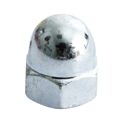 Hex Dome Nuts DIN1587 Silver - M12 Image