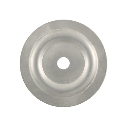 Large Metal Insulation Discs Silver - 70mm Image