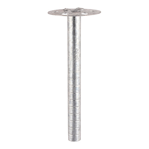 Metal Insulation Fixings Silver - 8.0 x 90 Image
