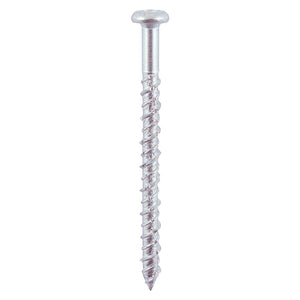 Masonry Screws Pan Head Silver - 6.0 x 40 Image