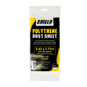 Polythene Dust Sheet - 3.65m x 2.75m Image