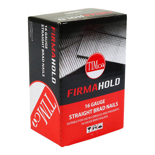 FirmaHold Collated 16 Gauge Straight A2 Stainless Steel Brad Nails - 16g x 64 Image