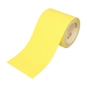 Sandpaper Roll 60 Grit Yellow - 115mm x 10m Image