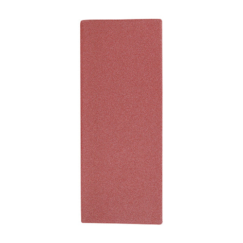 1/3 Sanding Sheets 120 Grit Red Unpunched - 93 x 230mm Image