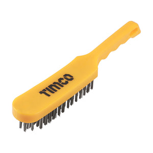 Plastic Handle Wire Brush - 6 Rows Image