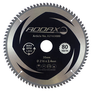 -5° Circular Saw Blade - 216 x 30 x 80T Image