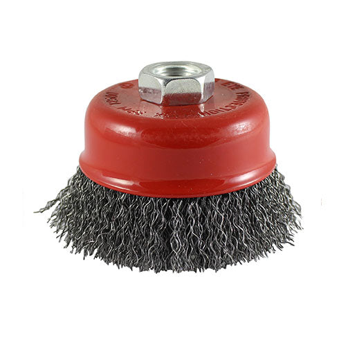 Angle Grinder Cup Brush Crimped Steel Wire - 150mm Image