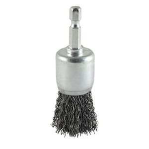 Drill End Brush Crimped Steel Wire - 25mm Image