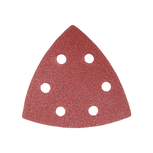 Delta Sanding Pads Mixed Red - 95 x 95mm (80/120/180) Image
