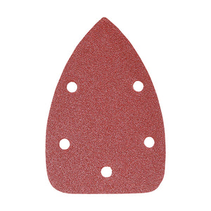 Detail Sanding Pads 80 Grit Red - 95 x 136mm Image