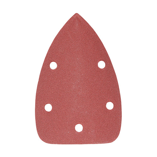 Detail Sanding Pads 180 Grit Red - 95 x 136mm Image