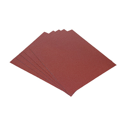Sanding Sheets Mixed Red - 230 x 280mm (80/120/180) Image