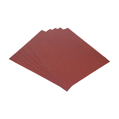Sanding Sheets 120 Grit Red - 230 x 280mm Image