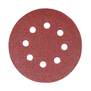 Random Orbital Sanding Discs 60 Grit Red - 125mm Image