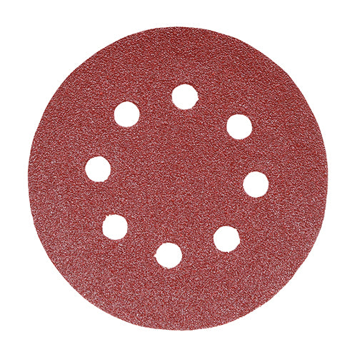 Random Orbital Sanding Discs 60 Grit Red - 150mm Image