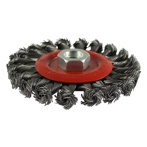 Angle Grinder Wheel Brush Twisted Knot Steel Wire - 115mm Image