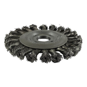 Wheel Brush Twisted Knot Steel Wire - 125mm Image