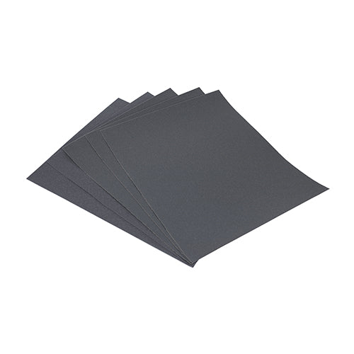 Wet & Dry Sanding Sheets 600 Grit Black - 230 x 280mm Image