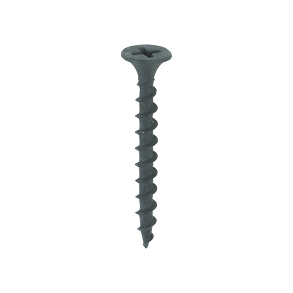 Drywall Coarse Thread Bugle Head Black Screws - 3.5 x 35 Image