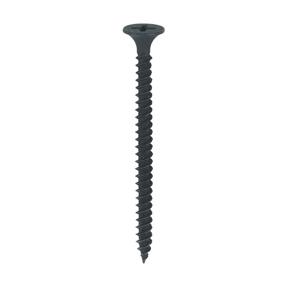 Drywall Fine Thread Bugle Head Black Screws - 3.5 x 50 Image