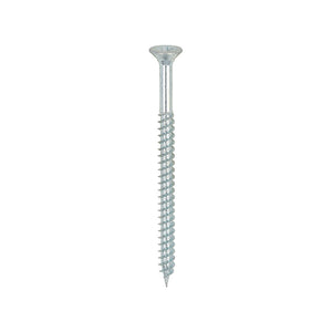 Twin-Threaded Countersunk Silver Woodscrews - 6 x 2 Image