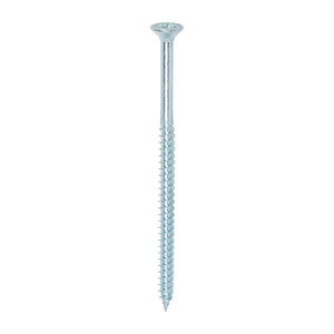 Twin-Threaded Countersunk Silver Woodscrews - 12 x 4 Image