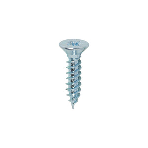 Twin-Threaded Countersunk Silver Woodscrews - 4 x 1/2 Image