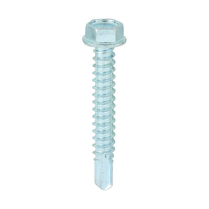 Self-Drilling Light Section Silver Screws - 12 x 1 1/2 Image