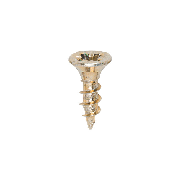Solo Countersunk Gold Woodscrews - 3.5 x 12 Image