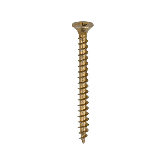 Solo Countersunk Gold Woodscrews - 4.0 x 45 Image