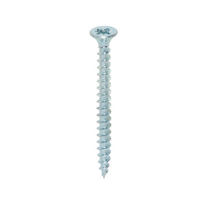 Solo Countersunk Silver Woodscrews - 4.0 x 45 Image