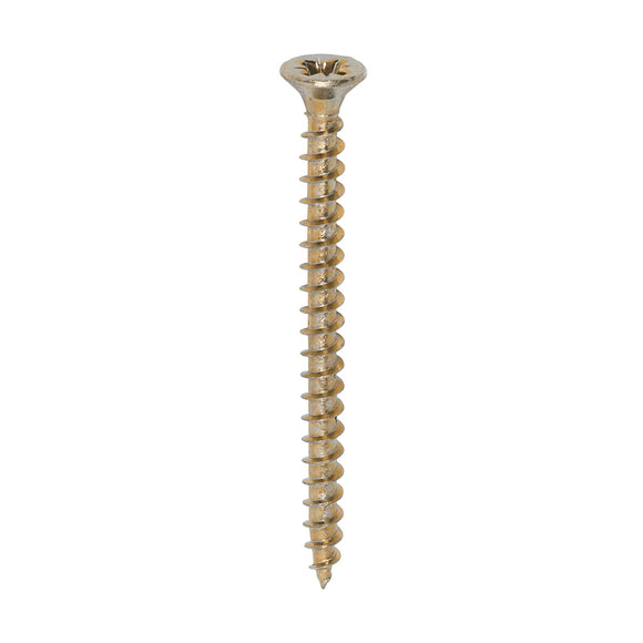 Solo Countersunk Gold Woodscrews - 4.0 x 50 Image